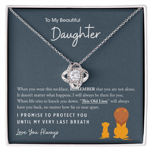 My Beautiful Daughter | This Old Lion - Love Knot Necklace