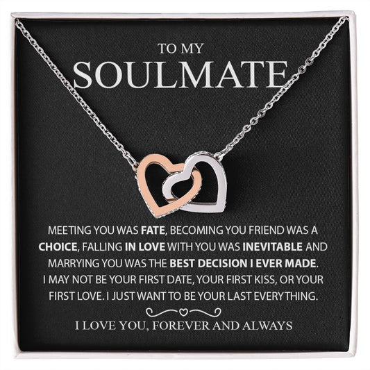 My Soulmate | Fate - Interlocking Hearts Necklace